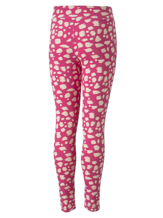 Puma Leggings pentru Copii Lung Fuchsia