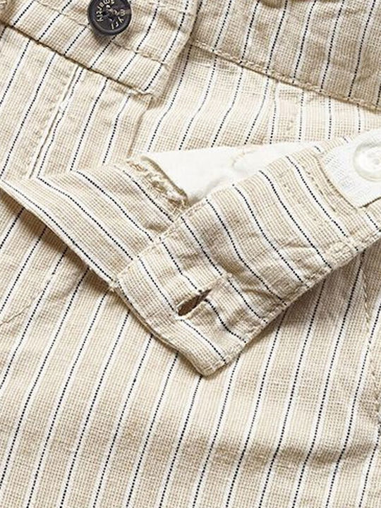 Kids' Set with Pants Summer 2pcs Ecru Shirt