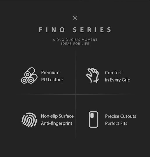 Dux Ducis Fino Series Back Cover Silicon Negru (Xiaomi 13)