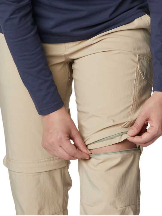 Columbia Silver Ridge Utility Convertible Women's Hiking Long Trousers Beige