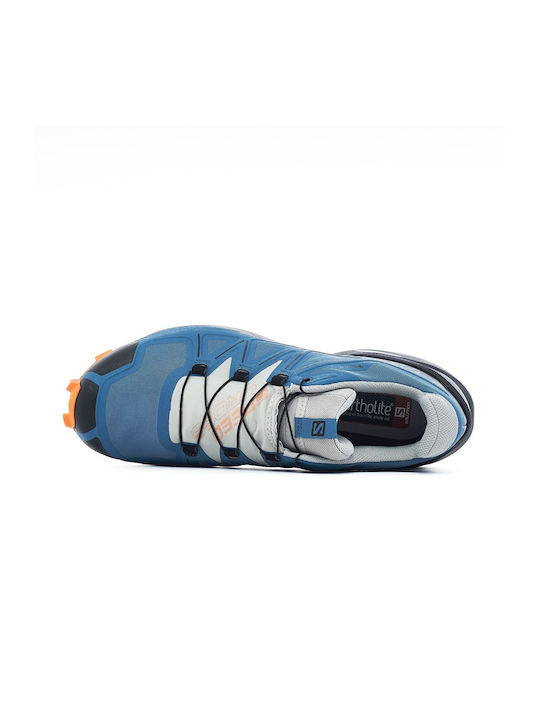 Speedcross 5 GTX Sport Shoes Trail Running Waterproof with Gore-Tex Membrane Mallard Blue / Wrought Iron / Vibrant Orange