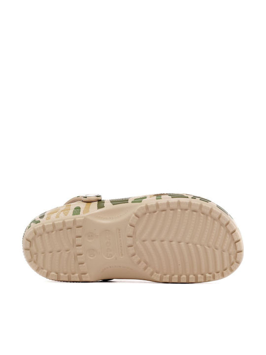 Crocs Classic Printed Camo Damen Clogs