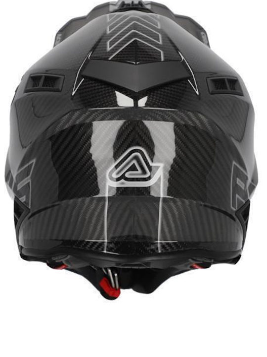 Acerbis Steel Carbon Black/Grey Motorcycle Helmet Motocross ECE 22.06