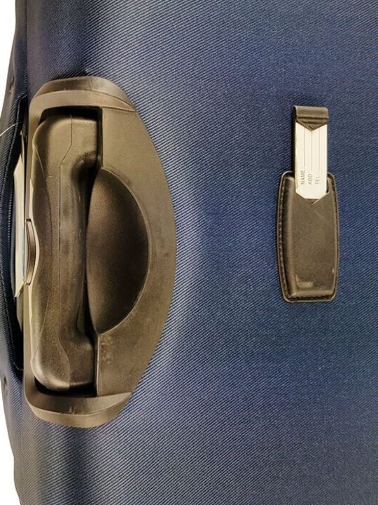 Explorer Luggage 15904 Голям Куфар Тъмносиня с 4 колела Височина 79см.