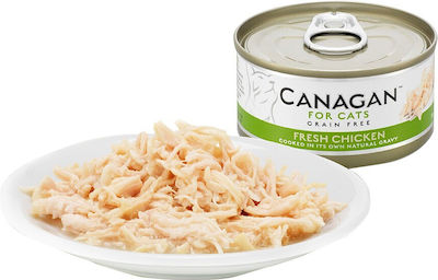 Canagan Κονσέρβα Wet Food for Adult Cats In Can with Chicken 1pc 75gr