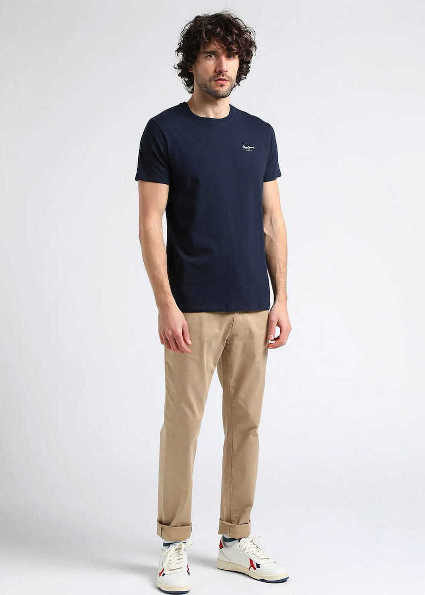 Jeans με Pepe Ανδρικό T-shirt Dulwich Λογότυπο PM508663-594