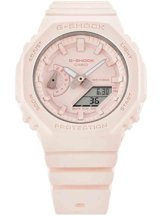 Casio G-shock Women's Watch Chronograph with Pink Rubber Strap