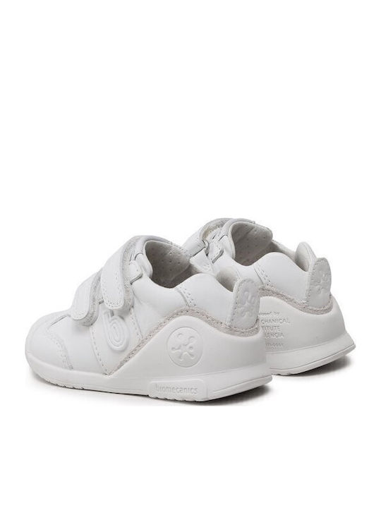 Kids Sneakers with Scratch White