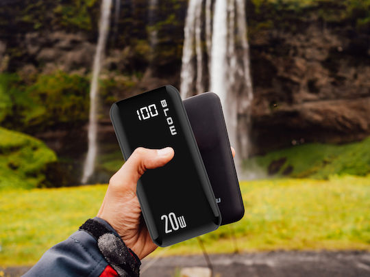 Blow PB30A Power Bank 30000mAh mit 2 USB-A Ausgangsanschlüsse Schnellladung Schwarz