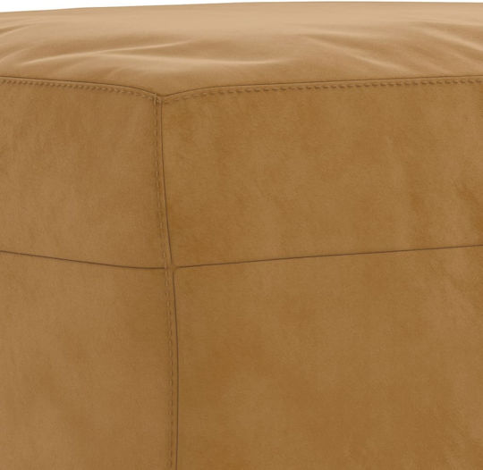 vidaXL Samt Tabouret Braun 70x35x41cm