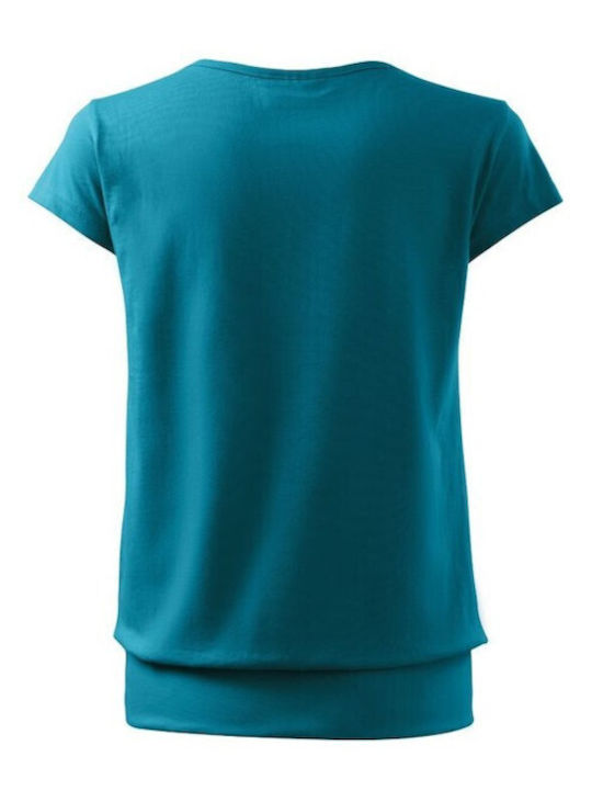 Adler Werbe-T-Shirt in Blau Farbe