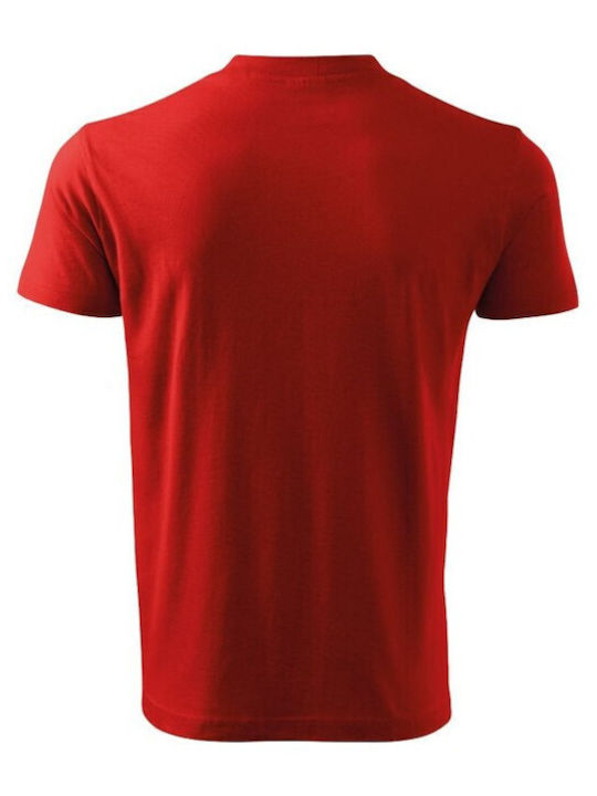 Adler Men's Short Sleeve Promotional T-Shirt Red 102-07