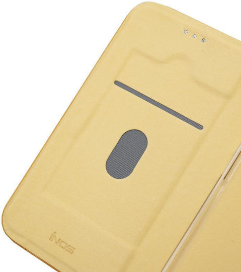 iNOS S-Folio NE Book Δερματίνης Μουσταρδί (Redmi 10C)