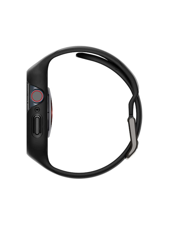 Spigen Liquid Air Pro Θήκη Σιλικόνης σε Μαύρο χρώμα για το Apple Watch 41mm