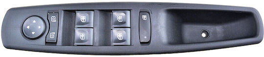 Διακόπτης Παραθύρων Αυτοκινήτου για Renault Fluence '10 / Laguna '07 / Megane '08 Μαύρο