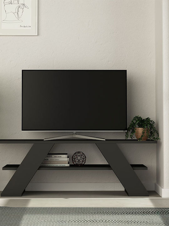 TV Stand Farfalla Anthracite L120xD33.5xH40cm