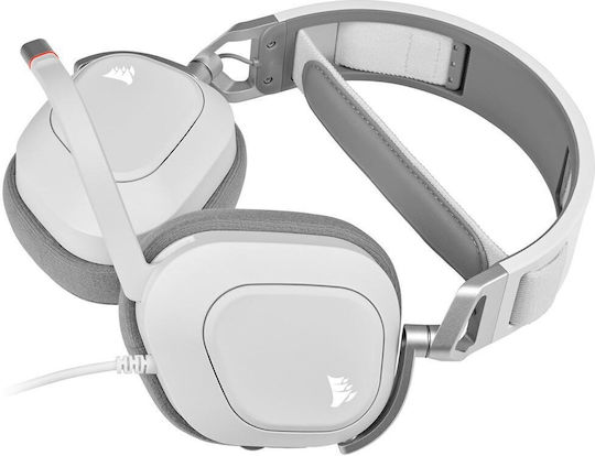 Corsair HS80 RGB Over Ear Gaming Headset with USB Connectivity White for PC