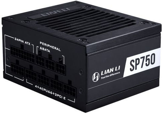 Lian Li SP750B 750W Black Computer Power Supply Full Modular 80 Plus Gold