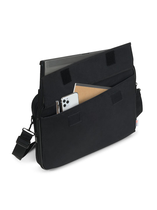 Dicota Base XX Clamshell Τσάντα Ώμου / Χειρός για Laptop 14.1" σε Μαύρο χρώμα