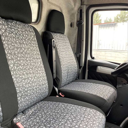 Carner Car Cover Set 7pcs Black / Gray