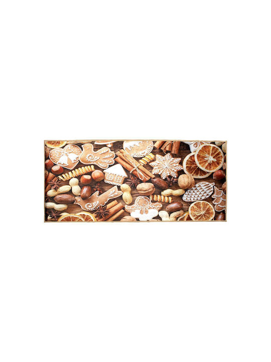 Dimcol Dried 254 Kitchen Mat Runner with Anti-slip Underlay Colorful 80x200εκ.