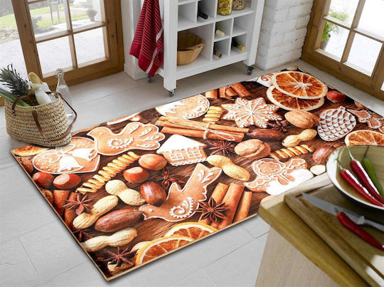 Dimcol Dried 254 Χαλάκι Κουζίνας Διάδρομος 67x150cm 1431422315525400 Πολύχρωμο