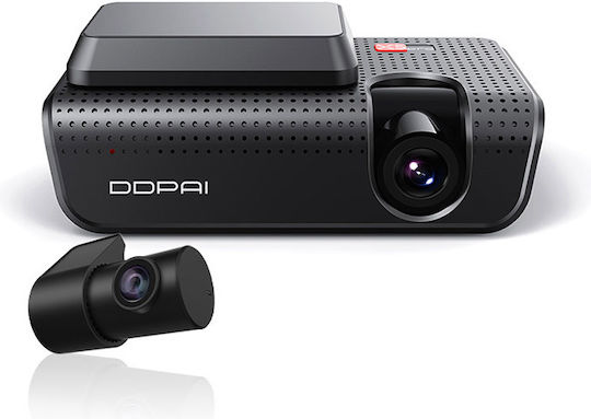 DDPAI X5 Pro Σετ Κάμερα DVR Αυτοκινήτου 4K Wi-Fi, GPS & Κάμερα Οπισθοπορείας