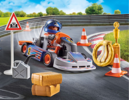 Playmobil Спорт и екшън Go-Kart за 4-10 години