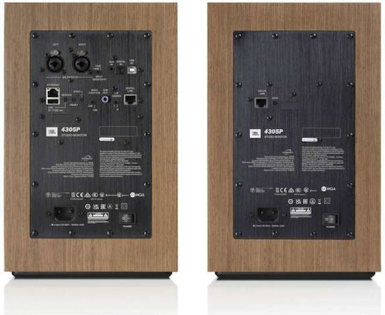 JBL 4305P Studio Monitor Speakers 150W Pair Brown