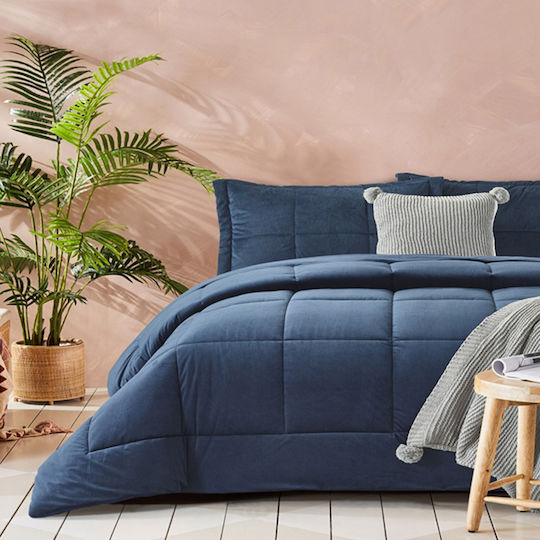 Liolios Home Primavera Oxford Navy Set 50x70cm SH-5000-0002