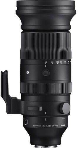 Sigma Full Frame Φωτογραφικός Φακός 60-600mm f/4.5-6.3 DG DN OS Standard Zoom για Sony E Mount Μαύρος