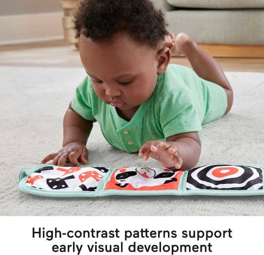 Fisher Price Activity Book Soft Activity Book made of Fabric for 0++ Months