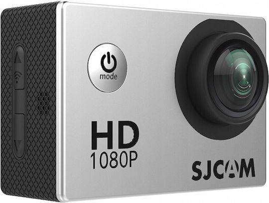 SJCAM SJ4000 1080p 32GB Екшън Камера Full HD (1080p) Водоустойчива (с Калъф) Стандартна и Wi-Fi Бяла
