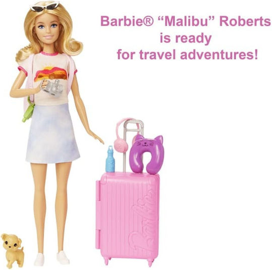Barbie Ready for Travel Doll for Ages 3+