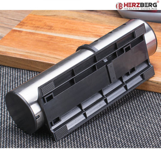 Herzberg Handheld Knife Sharpener with 3 Levels 18x6.5x6cm