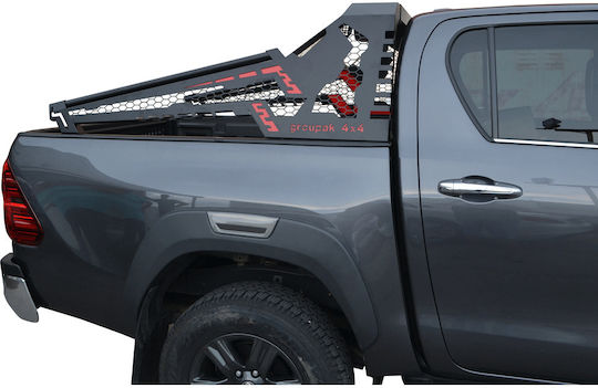 GroupAK Roll Bar Καρότσας Αυτοκινήτου για Toyota Hilux 2016+ & 2021+ 1τμχ