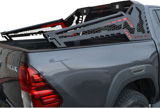 GroupAK Roll Bar Καρότσας Αυτοκινήτου για Toyota Hilux 2016+ & 2021+ 1τμχ