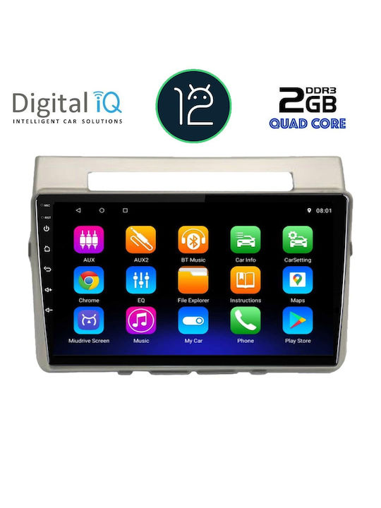 Digital IQ Car Audio System for Toyota Corolla Verso / Verso / Corolla 2004-2009 (Bluetooth/USB/AUX/WiFi/GPS/Apple-Carplay/Android-Auto/CD) with Touch Screen 9"