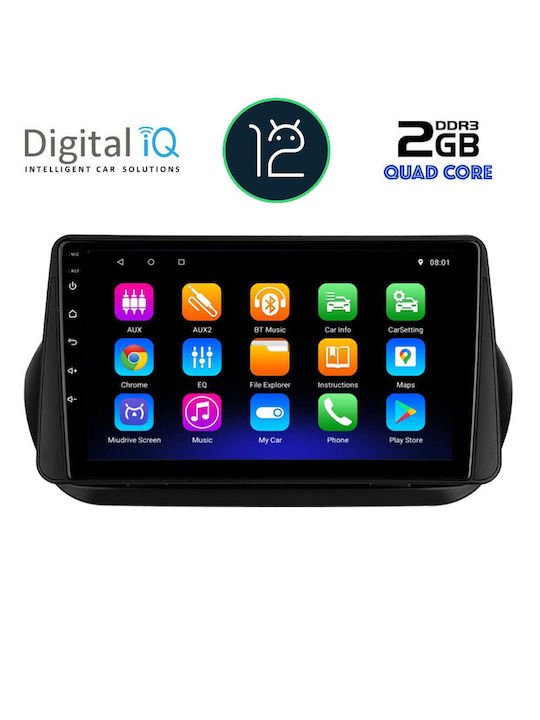 Digital IQ Автомобилна Аудио Система (Блутут/USB/AUX/WiFi/GPS/Apple-Carplay/Android-Auto) с Тъчскрийн 9"