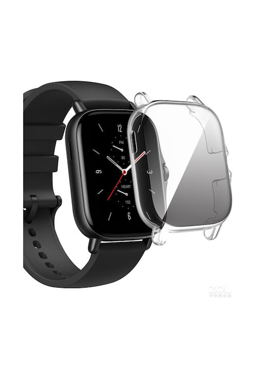 Full Cover Plastikhülle in Transparent Farbe für Amazfit GTS 3