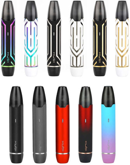 Hotcig Kubi Kit de poduri 1.7ml cu Baterie Încorporată 550mAh White Silver