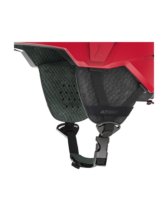 Atomic Count Kinder Ski & Snowboard Helm in Rot Farbe