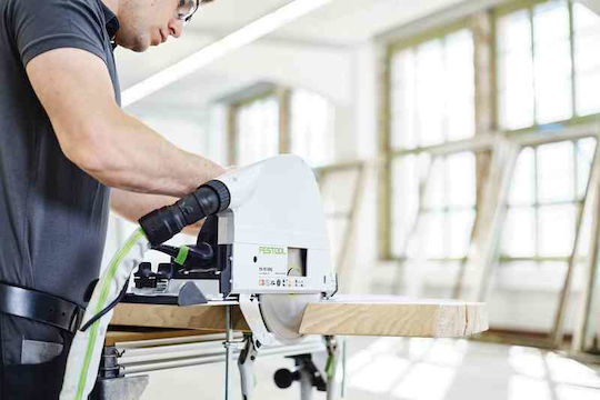 Festool TS 75 EBQ-Plus-FS cu control de viteză și cu sistem de aspirare