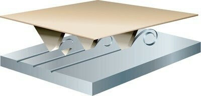3M Cubitron™ II Hookit™ 775L Orbital Sander Sanding Sheet K80 with Holes 125x125mm