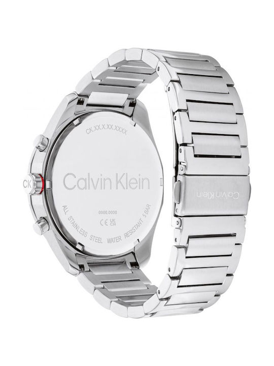 Calvin Klein Force Ρολόι Μπαταρίας με Μεταλλικό Μπρασελέ Calvin Klein Force Ρολόι Μπαταρίας με Μεταλλικό Μπρασελέ