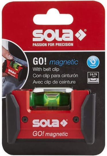 Sola 01621201 Plastic Spirit Level Magnetic with 1 Eye
