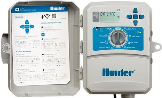 Hunter Industries X2 801-E Bewässerungsprogrammierer Tabelle Elektrisch 8 Stopps