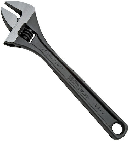 Unior 251/4 Cheie franceză Lungime 250mm cu deschidere a falțului până la 36mm