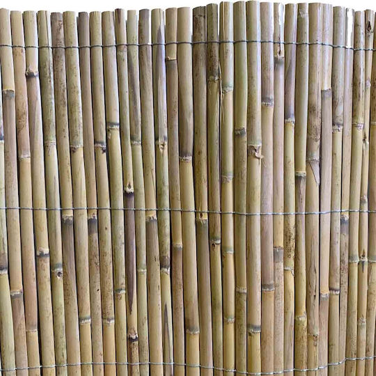 Showood Gard de Bambus cu Jumătate de trestie 1.5x5m