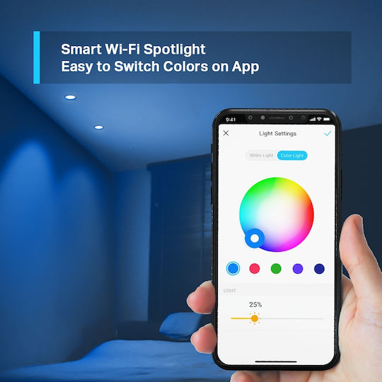 TP-LINK Smart Bulbs Tapo L630 v1 LED 3.7W for Socket GU10 RGB 350lm Dimmable 4pcs